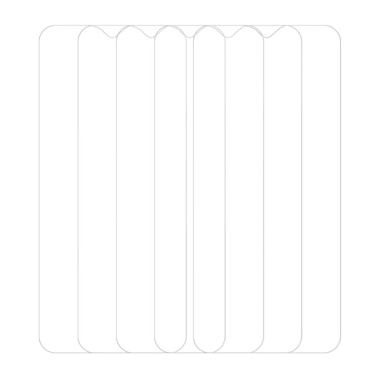 For Tecno Pop 5 Pro 5pcs / Pack Do As You Wish HD Tempered Glass Film - Transparent