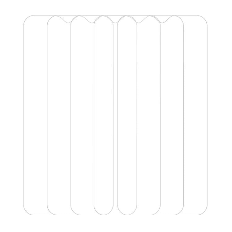 For Tecno Pop 10C 4G 5pcs / Pack Do As You Wish HD Tempered Glass Film - Transparent