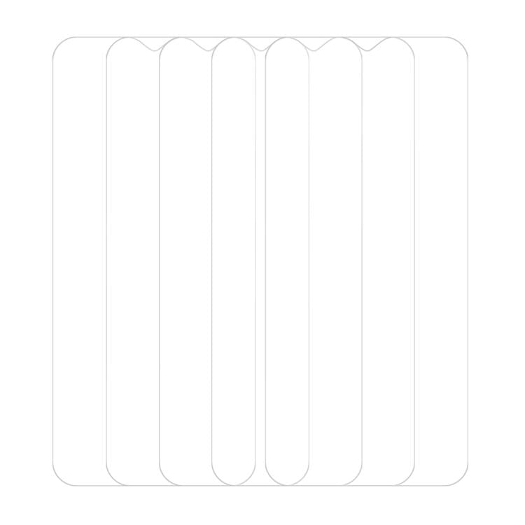 For Tecno Spark 6 Go 5pcs / Pack Do As You Wish HD Tempered Glass Film - Transparent