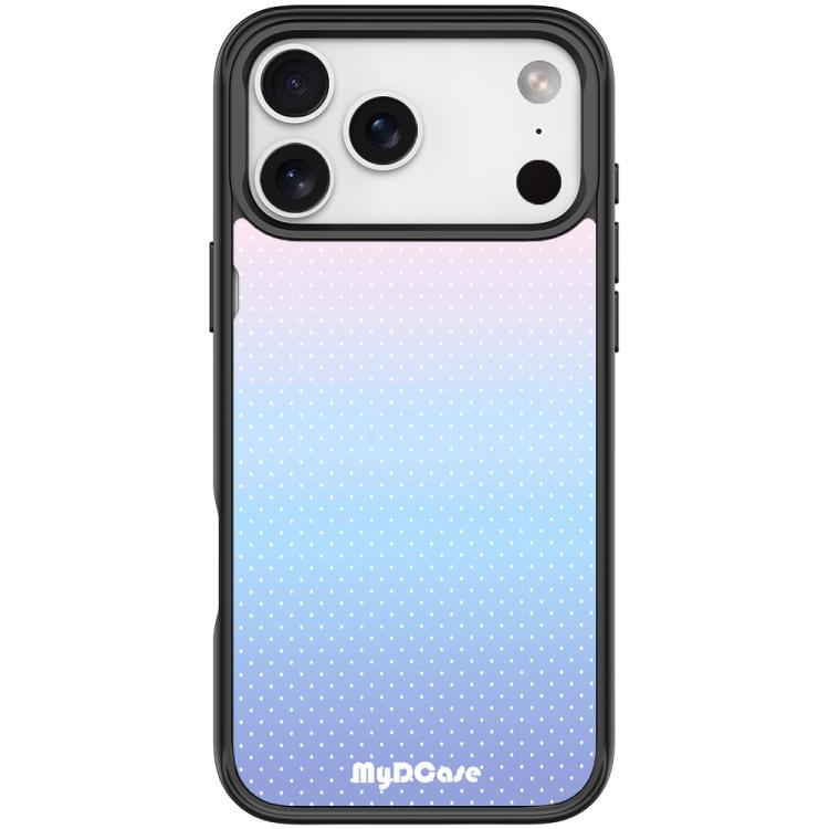 For iPhone 17 Pro Max Sky Blue Dots Pattern Magnetic Phone Case