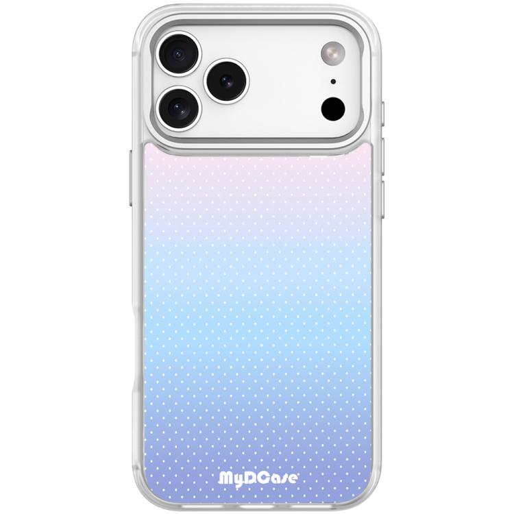 For iPhone 17 Pro Sky Blue Dots Pattern Magnetic Phone Case
