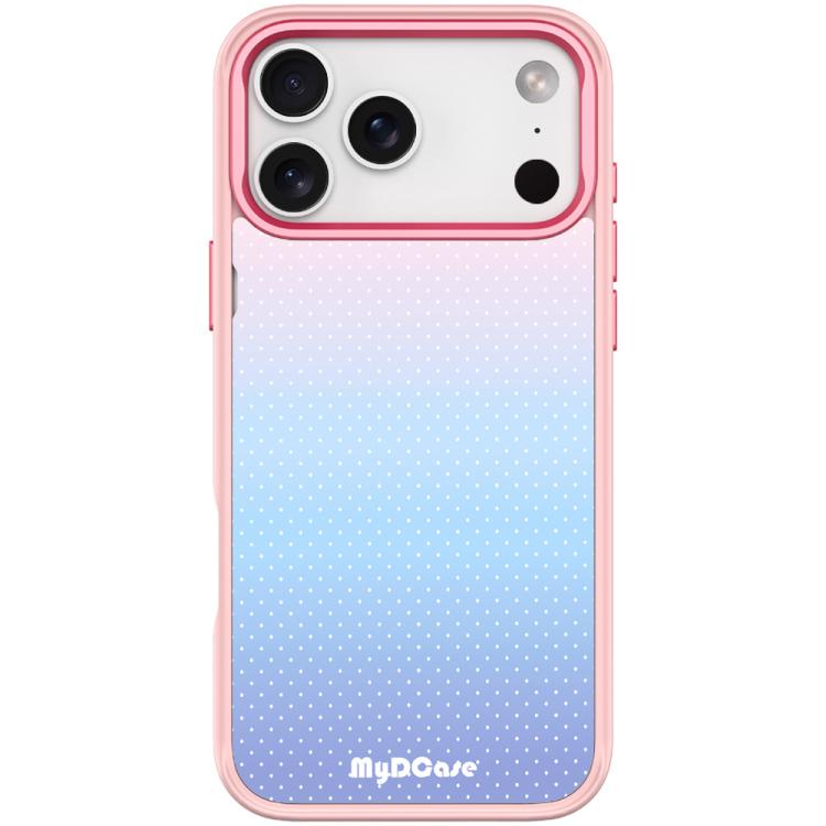 For iPhone 17 Pro Sky Blue Dots Pattern Magnetic Phone Case