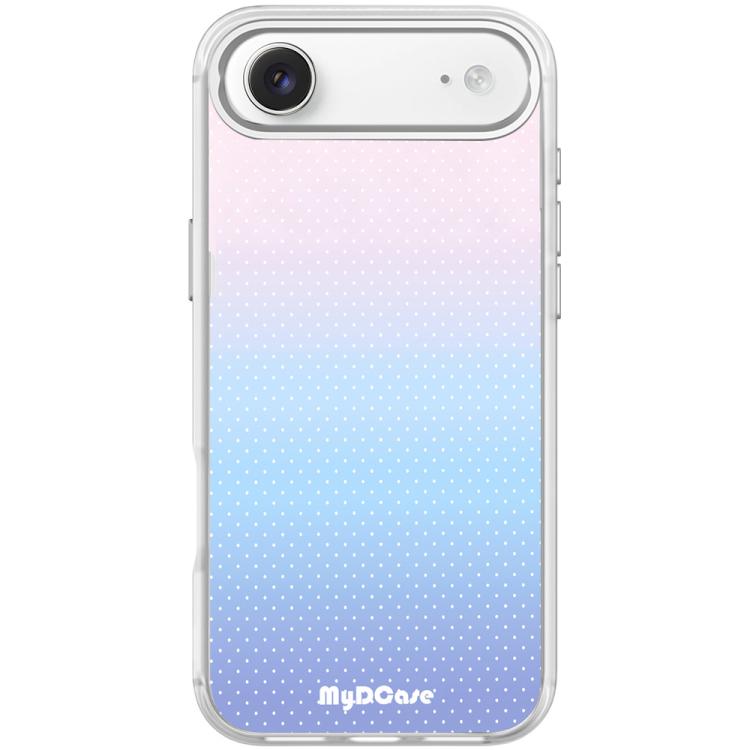 For iPhone Air Sky Blue Dots Pattern Magnetic Phone Case