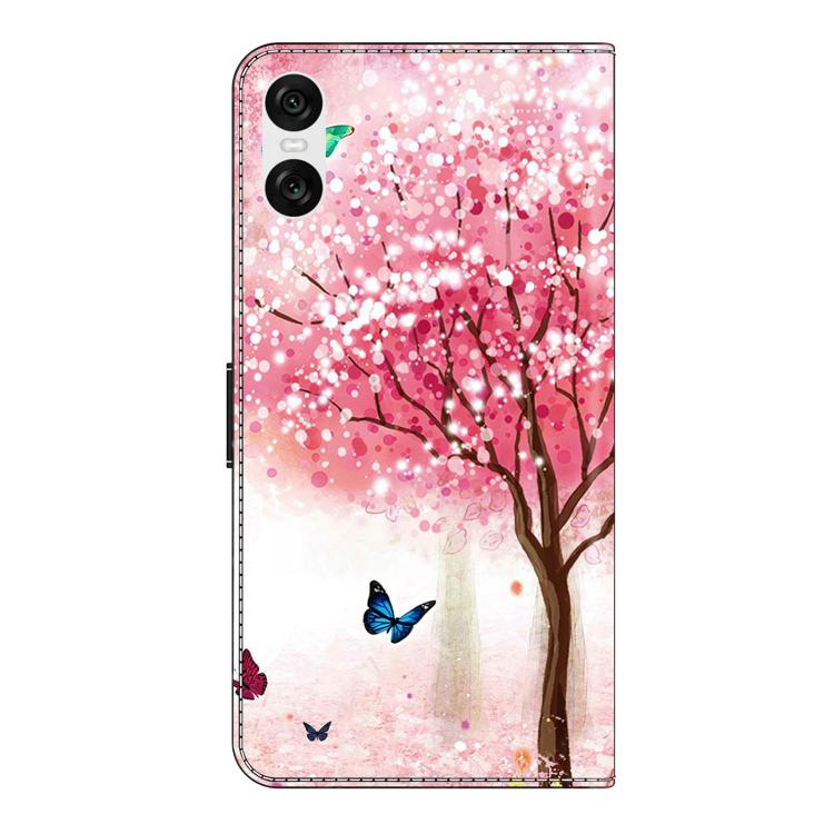 For Sony Xperia 10 VI Crystal-Like Painted Vegan Leather Phone Case