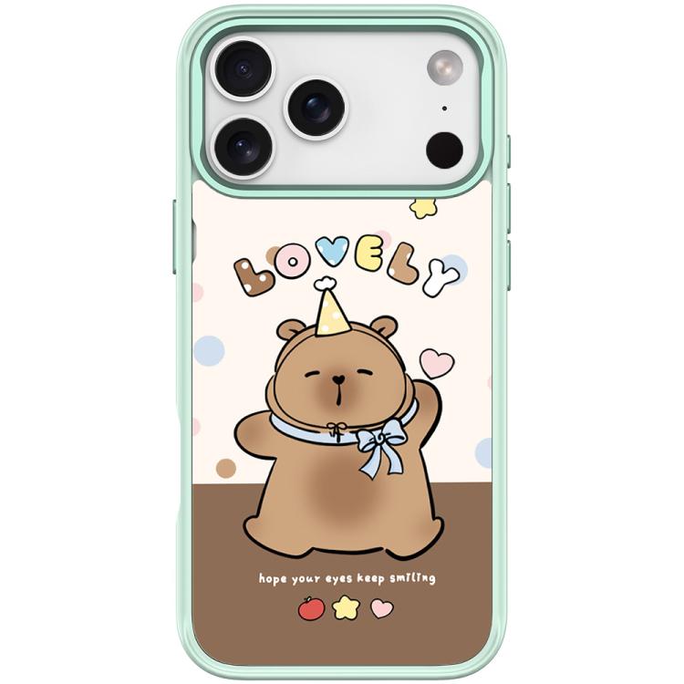 For iPhone 17 Pro Max Adorable Little Capybara Pattern Magnetic Phone Case