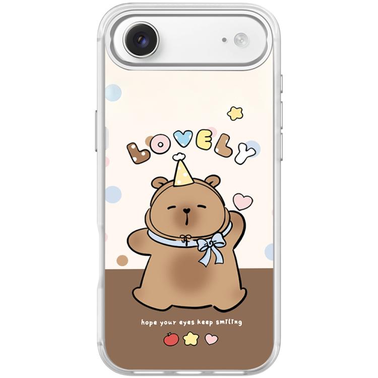 For iPhone Air Adorable Little Capybara Pattern Magnetic Phone Case