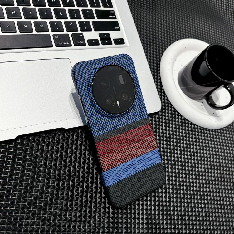 For Honor Magic8 Water Transfer Printing Double-sided Skin Feel Striped Magnetic PC Phone Case
