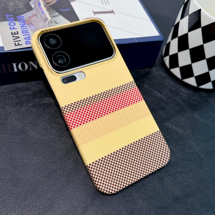 For Xiaomi 17 Pro Max Water Transfer Printing Double-sided Skin Feel Striped Magnetic PC Phone Case
