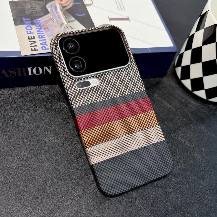 For Xiaomi 17 Pro Water Transfer Printing Double-sided Skin Feel Striped Magnetic PC Phone Case