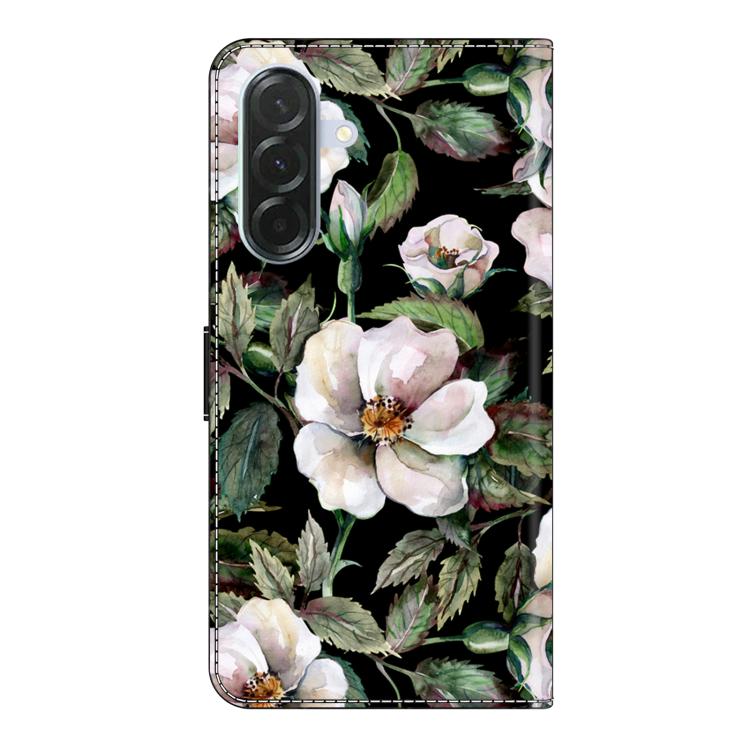 For Samsung Galaxy A37 5G Crystal-Like Painted Vegan Leather Phone Case