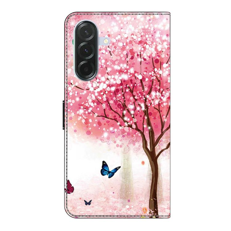 For Samsung Galaxy A37 5G Crystal-Like Painted Vegan Leather Phone Case
