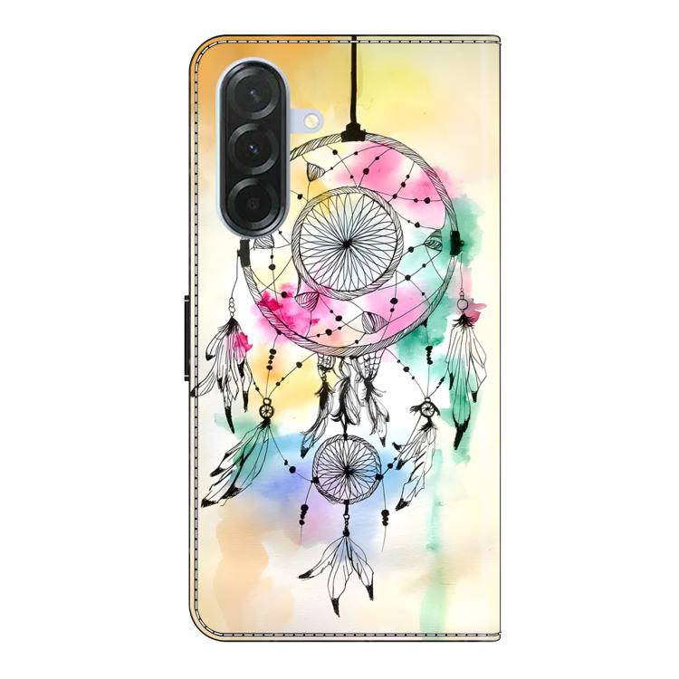 For Samsung Galaxy A37 5G Crystal-Like Painted Vegan Leather Phone Case