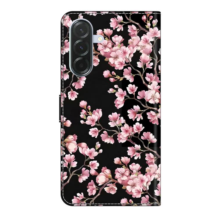 For Samsung Galaxy A37 5G Crystal-Like Painted Vegan Leather Phone Case