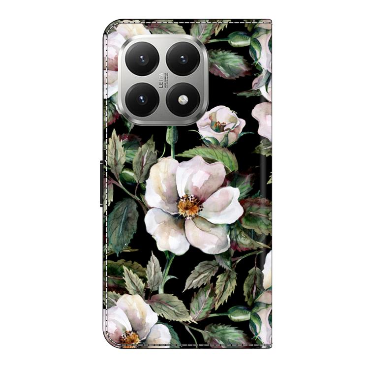 For Xiaomi 15T Crystal-Like Painted Vegan Leather Phone Case