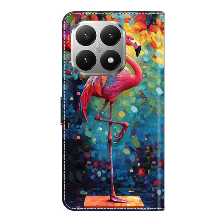 For Xiaomi 15T Crystal-Like Painted Vegan Leather Phone Case