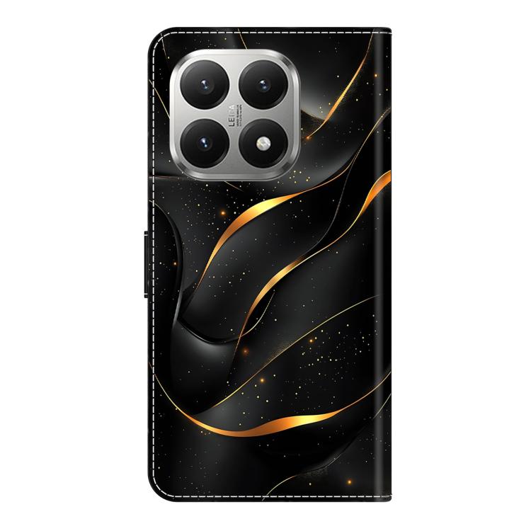 For Xiaomi 15T Crystal-Like Painted Vegan Leather Phone Case