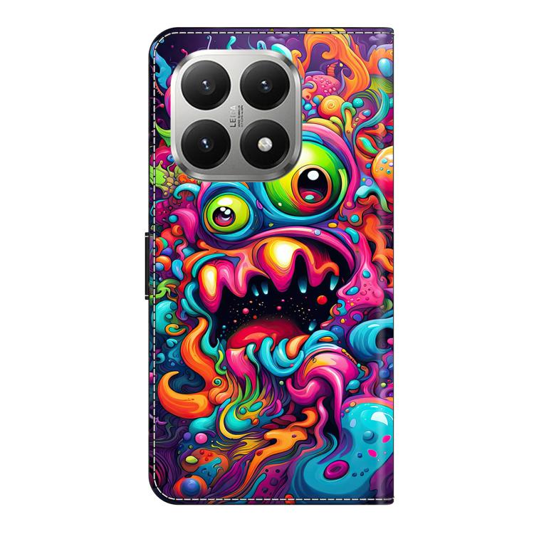 For Xiaomi 15T Crystal-Like Painted Vegan Leather Phone Case