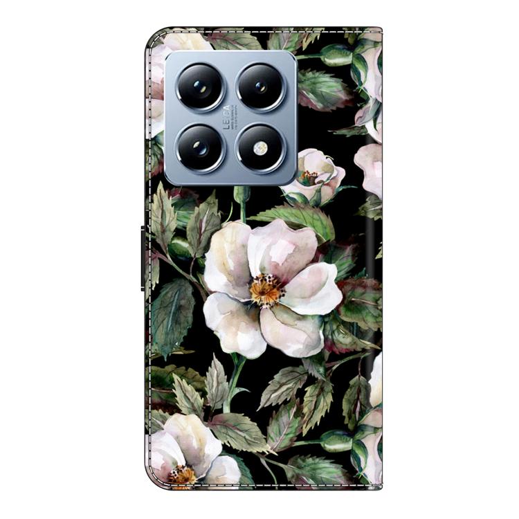 For Xiaomi 14T Pro Crystal-Like Painted Vegan Leather Phone Case