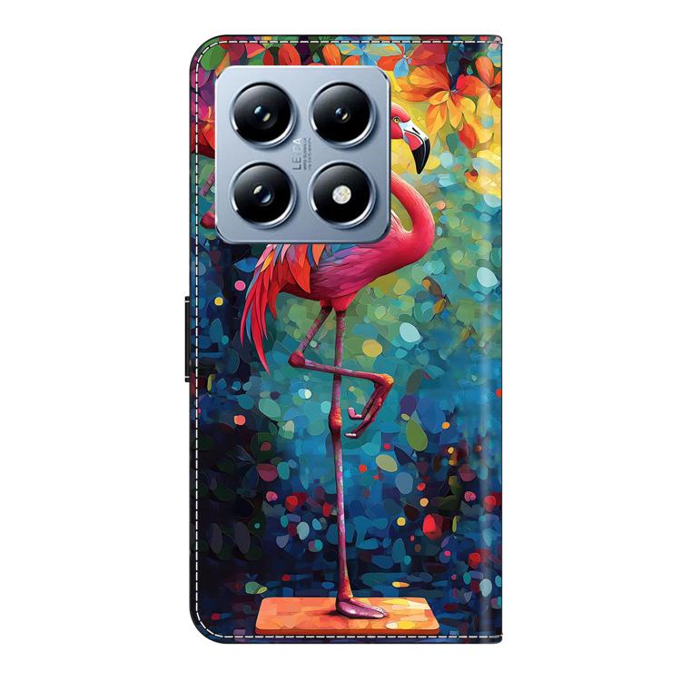 For Xiaomi 14T Pro Crystal-Like Painted Vegan Leather Phone Case