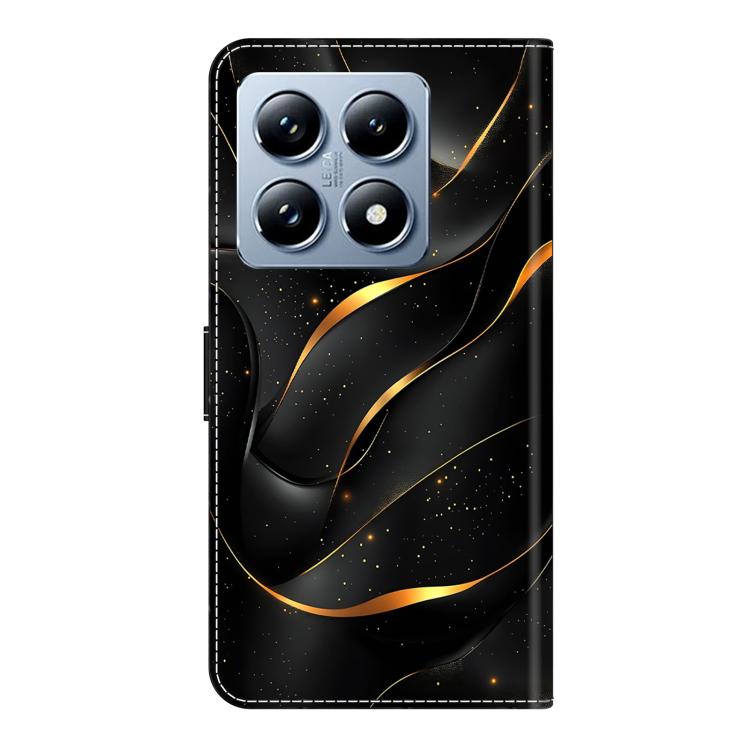 For Xiaomi 14T Pro Crystal-Like Painted Vegan Leather Phone Case