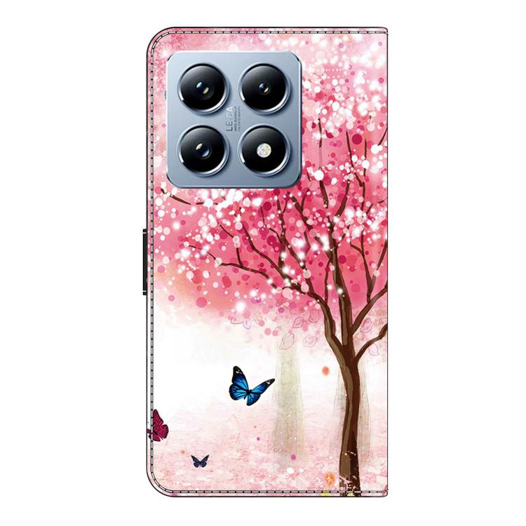 For Xiaomi 14T Pro Crystal-Like Painted Vegan Leather Phone Case