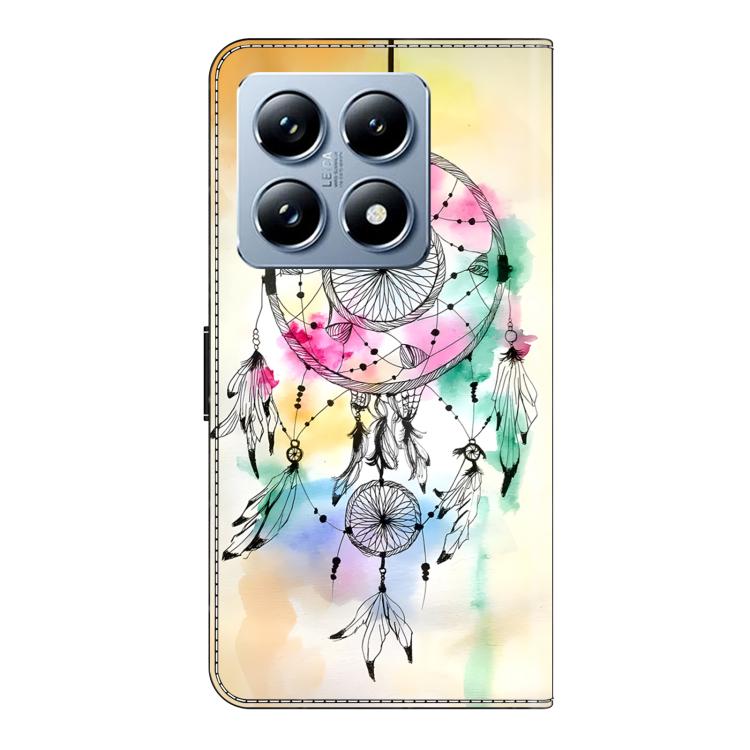 For Xiaomi 14T Pro Crystal-Like Painted Vegan Leather Phone Case