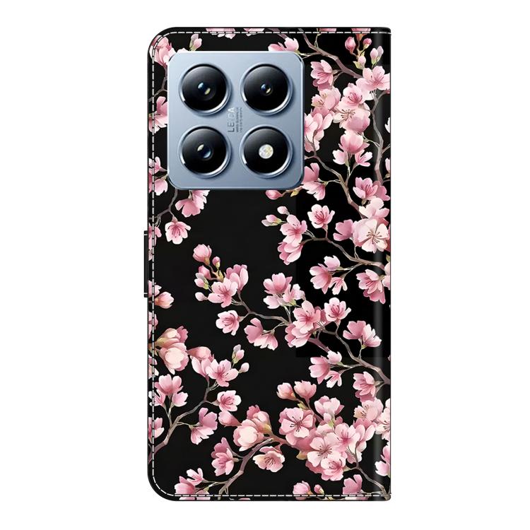 For Xiaomi 14T Pro Crystal-Like Painted Vegan Leather Phone Case