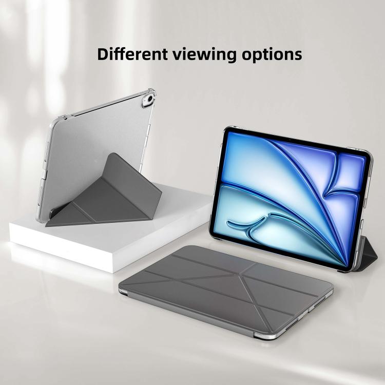 For iPad Air 13 2026 / 2025 / 2024 Mutural JingYa Series Y-shaped Multi-fold Vegan Leather Tablet Case