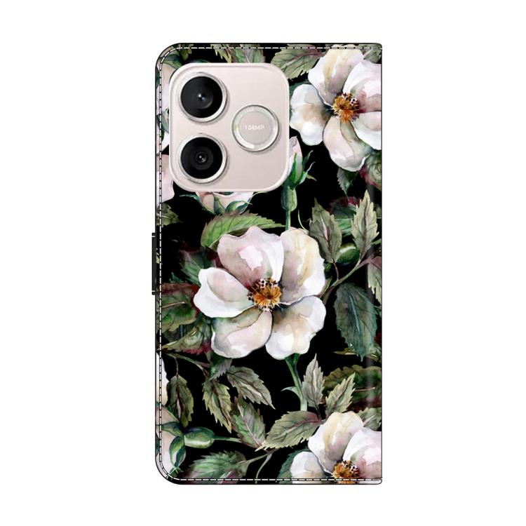 For Honor 600 Lite Global Crystal-Like Painted Vegan Leather Phone Case