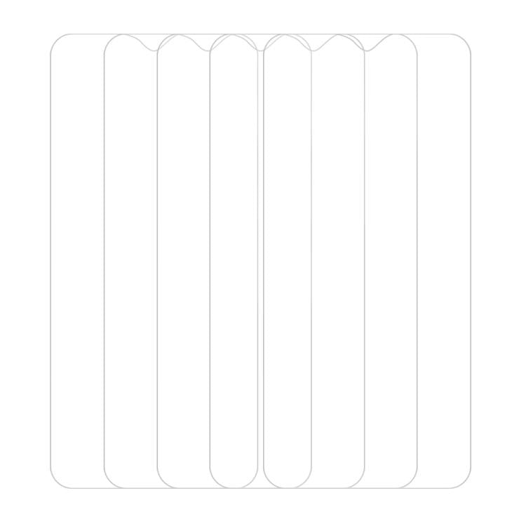 For Infinix Smart 7 India 5pcs / Pack Do As You Wish HD Tempered Glass Film - Transparent