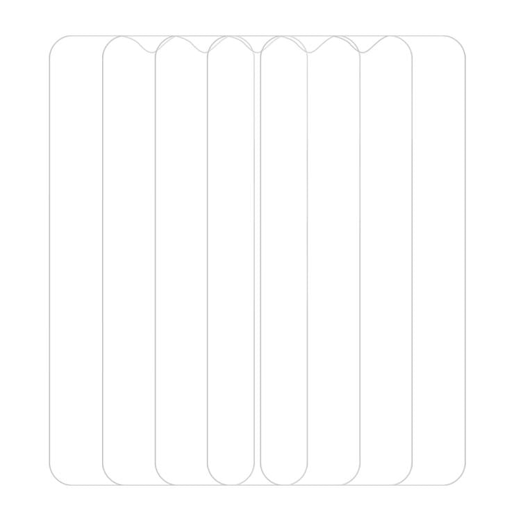 For Infinix Smart 7 5pcs / Pack Do As You Wish HD Tempered Glass Film - Transparent