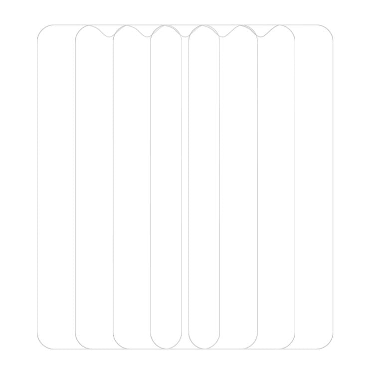 For Infinix Smart 6 Plus 5pcs / Pack Do As You Wish HD Tempered Glass Film - Transparent