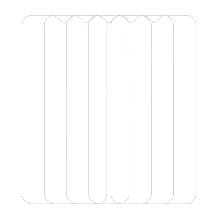 For Infinix Smart 6 5pcs / Pack Do As You Wish HD Tempered Glass Film - Transparent