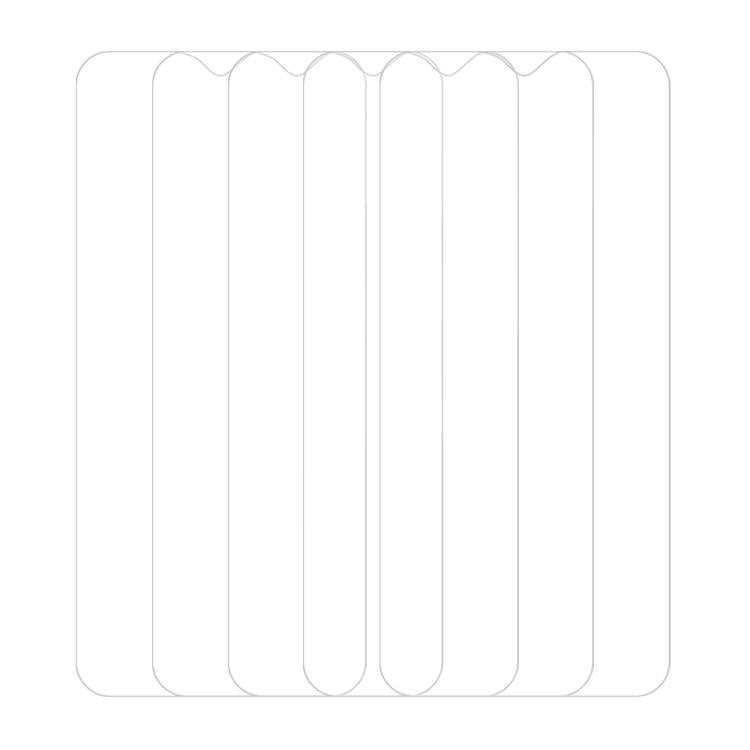 For Infinix Hot 20i 5pcs / Pack Do As You Wish HD Tempered Glass Film - Transparent