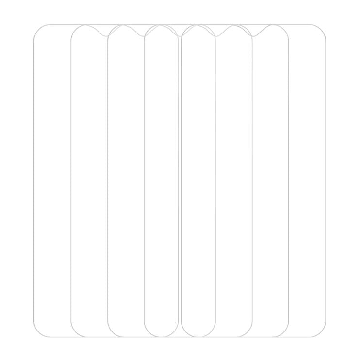 For Infinix Hot 11 5pcs / Pack Do As You Wish HD Tempered Glass Film - Transparent