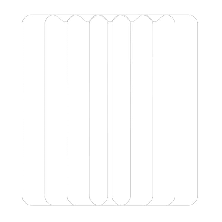 For Infinix Hot 8 5pcs / Pack Do As You Wish HD Tempered Glass Film - Transparent