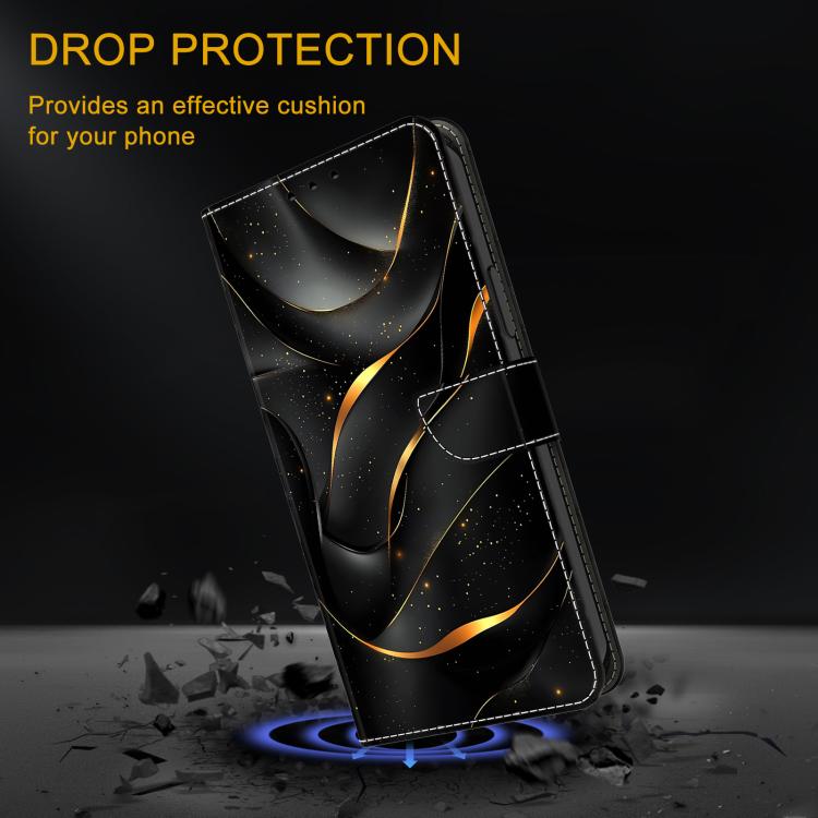 For Google Pixel 9 Pro XL Crystal-Like Painted Vegan Leather Phone Case