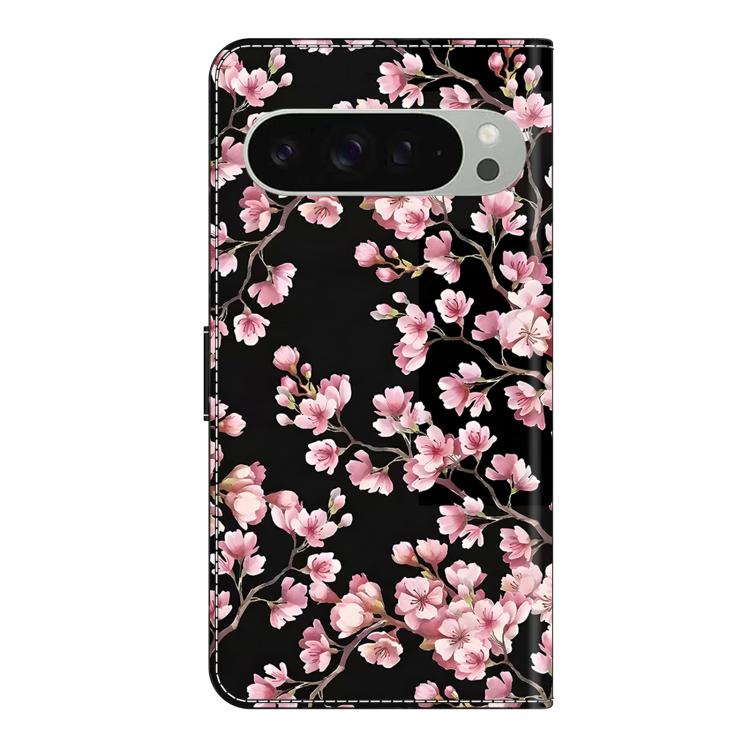 For Google Pixel 9 Pro XL Crystal-Like Painted Vegan Leather Phone Case