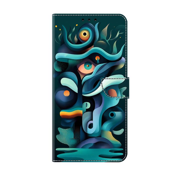 For Google Pixel 10 Pro Crystal-Like Painted Vegan Leather Phone Case