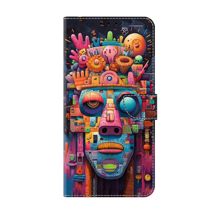 For Google Pixel 10 Pro Crystal-Like Painted Vegan Leather Phone Case