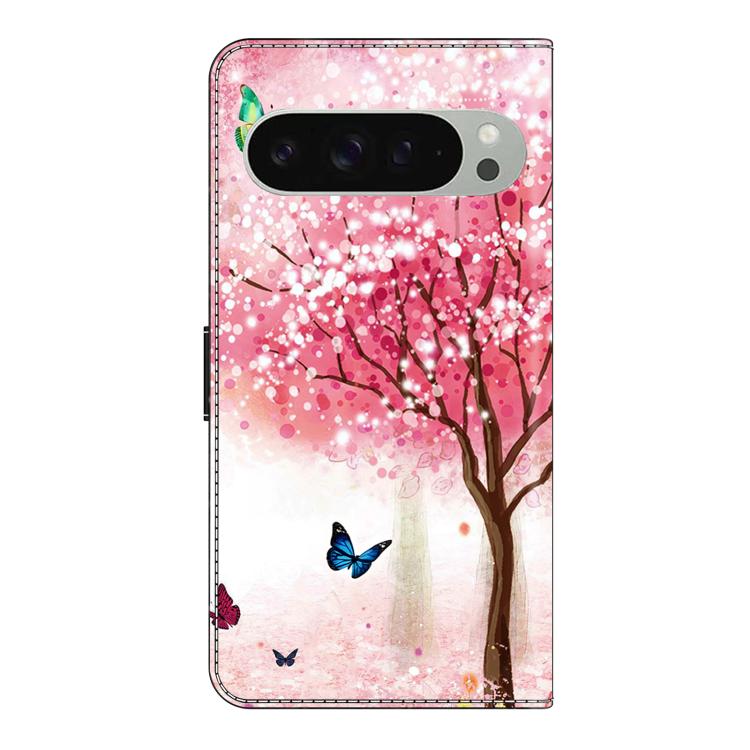 For Google Pixel 10 Pro Crystal-Like Painted Vegan Leather Phone Case
