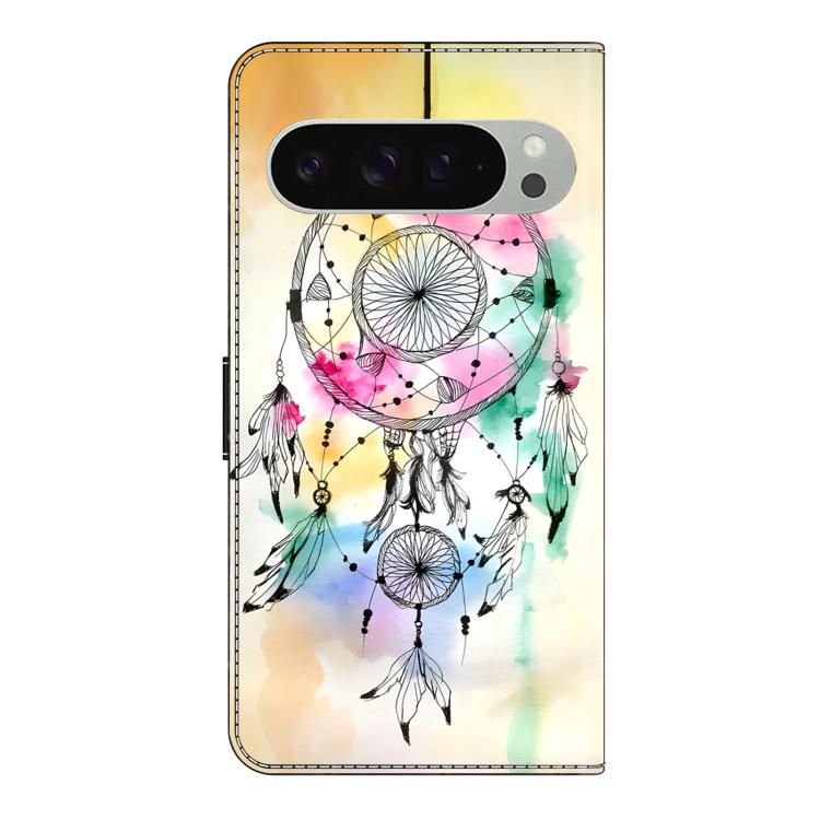 For Google Pixel 10 Pro Crystal-Like Painted Vegan Leather Phone Case