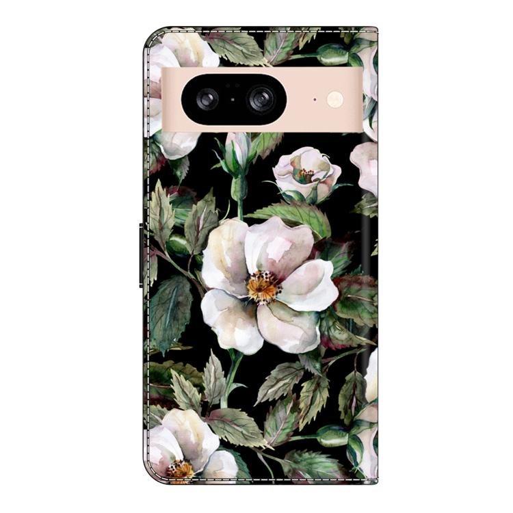 For Google Pixel 8 Crystal-Like Painted Vegan Leather Phone Case