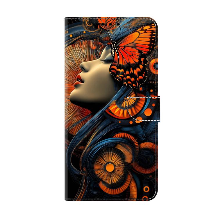 For Google Pixel 8 Crystal-Like Painted Vegan Leather Phone Case