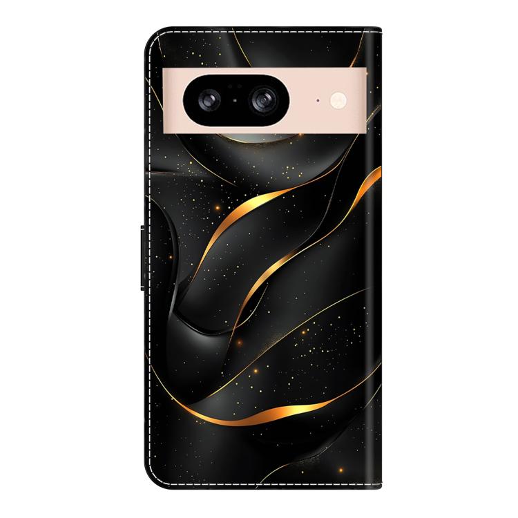 For Google Pixel 8 Crystal-Like Painted Vegan Leather Phone Case