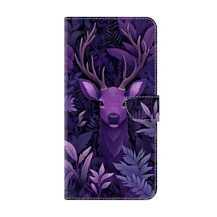 For Google Pixel 8 Crystal-Like Painted Vegan Leather Phone Case