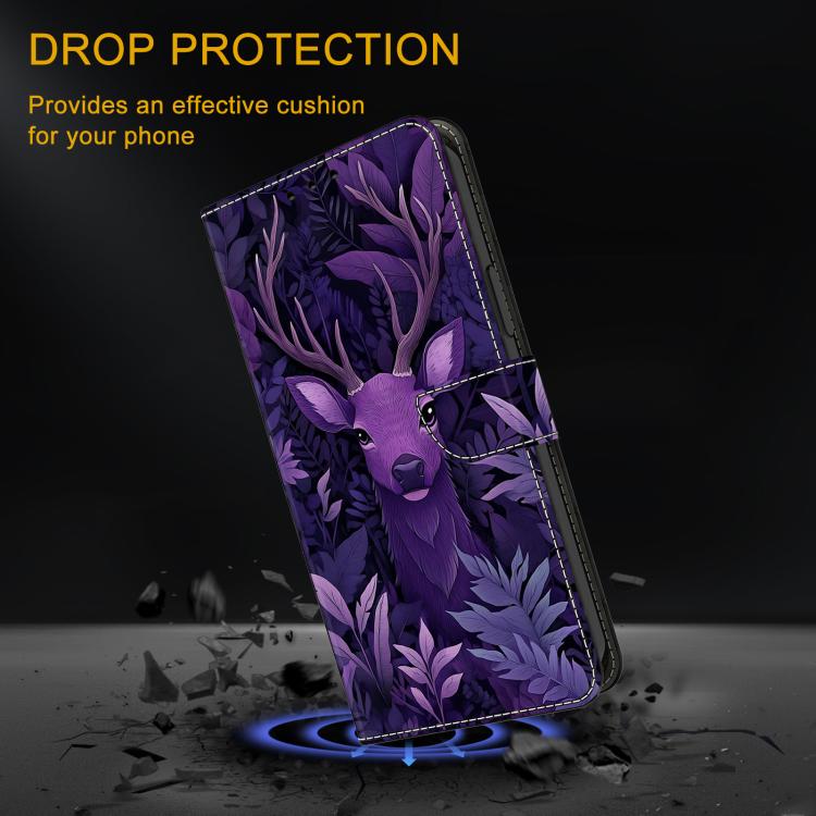 For Google Pixel 8 Crystal-Like Painted Vegan Leather Phone Case