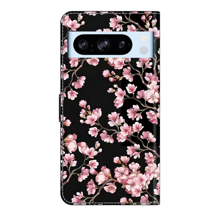 For Google Pixel 8 Pro Crystal-Like Painted Vegan Leather Phone Case