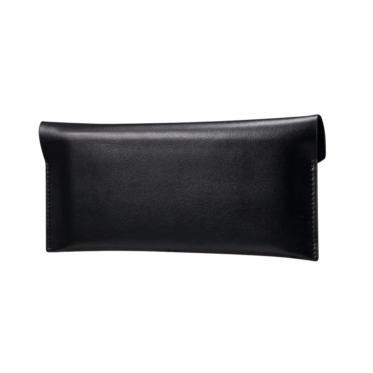 Magnetic Genuine Leather Horizontal Flip Protective Case for 6.1-6.7 inch Smartphones