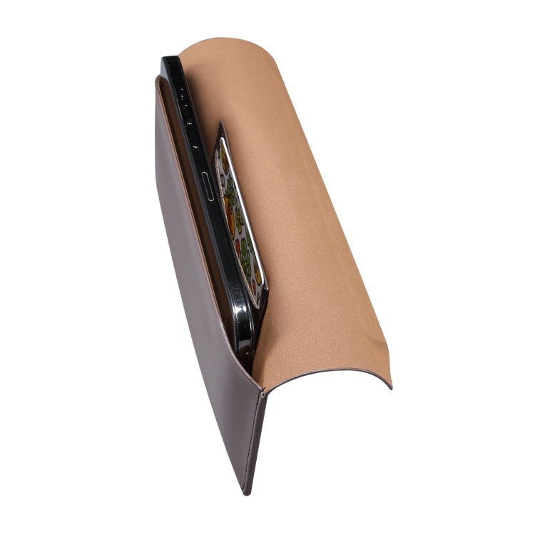 Magnetic Genuine Leather Horizontal Flip Protective Case for 6.1-6.7 inch Smartphones